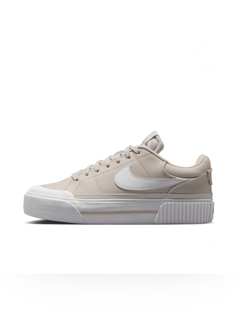 New Nike Court Legacy Lift 'Light Orewood Brown White' Women’s Shoes DM7590 111